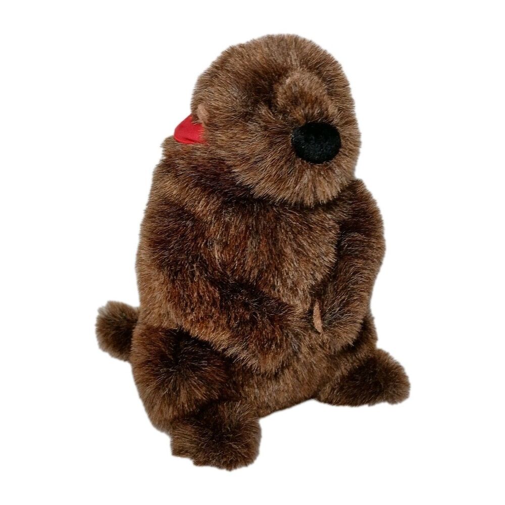 Rare NWT Douglas Cuddle Toy Plush Stuffed Animal Groundhog Day 12”  Woodchuck